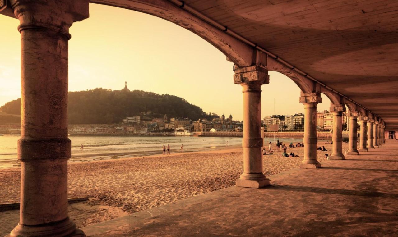 Paradise Luxurious Flat, Free Parking, 3 Double Rooms, Terrace, Jacuzzi, Fully Renovated San Sebastián Kültér fotó